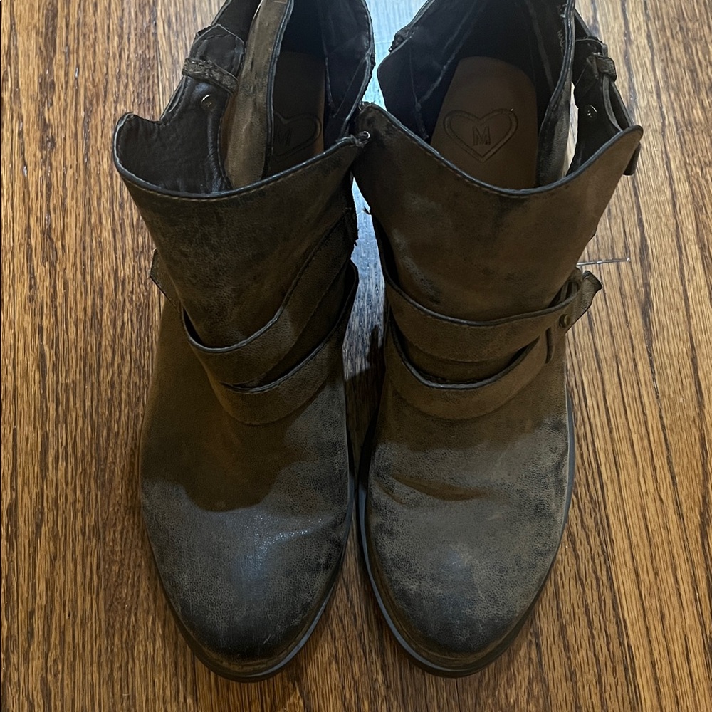 Madeline Black Ankle Boots